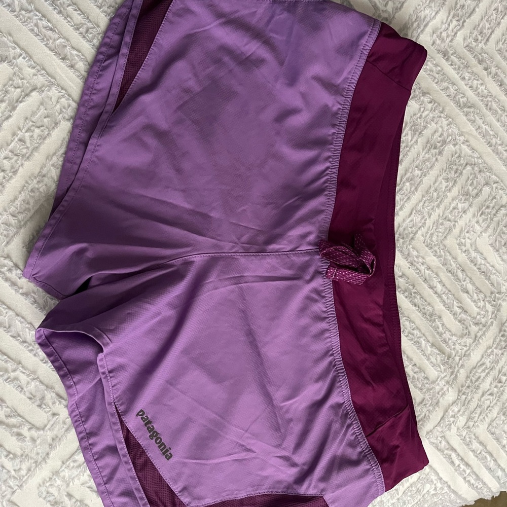 Patagonia running/hiking shorts. Light and airy for a hot day!